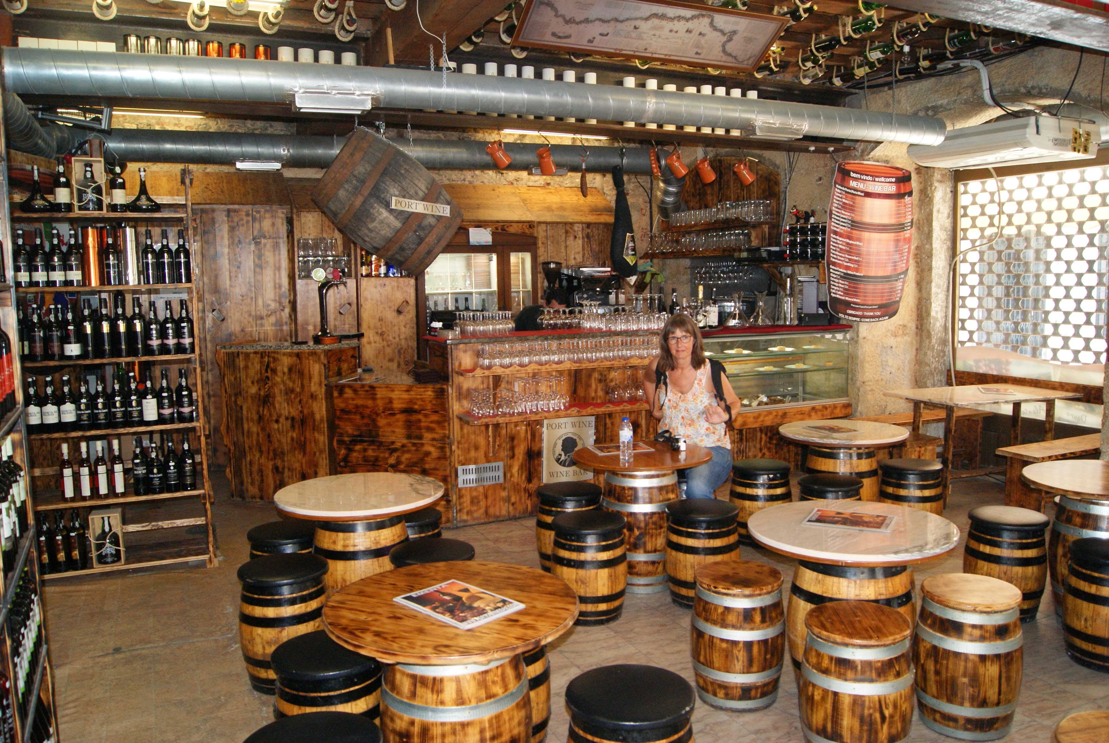 Indenfor i portvinsbutikken