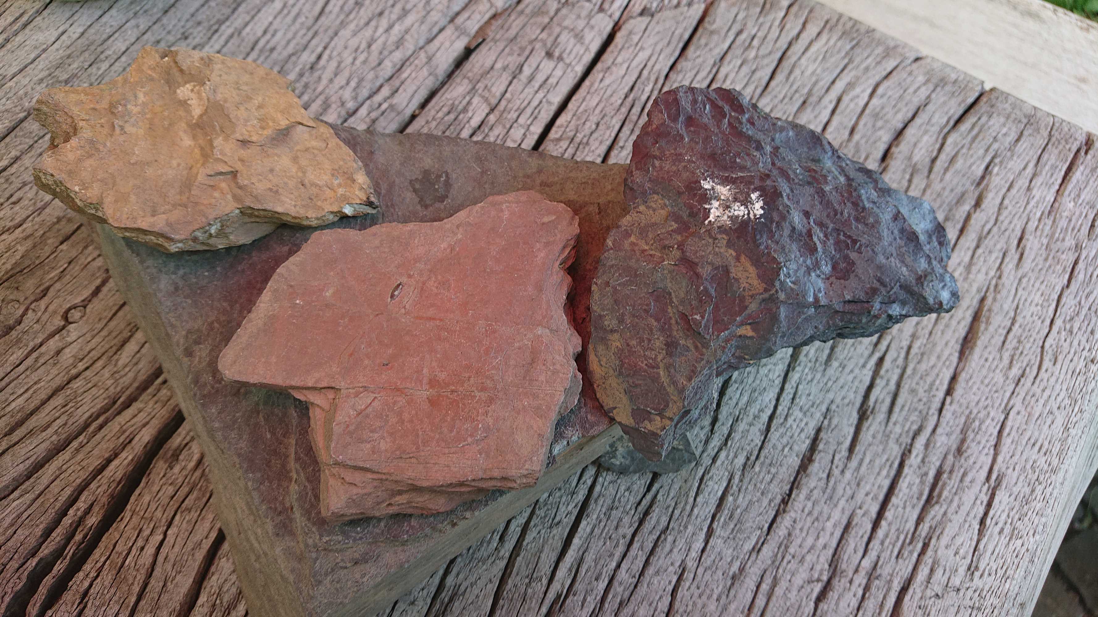 Tre forskellige typer skiffer